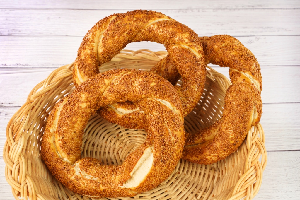 Griechische Sesamringe Rezept