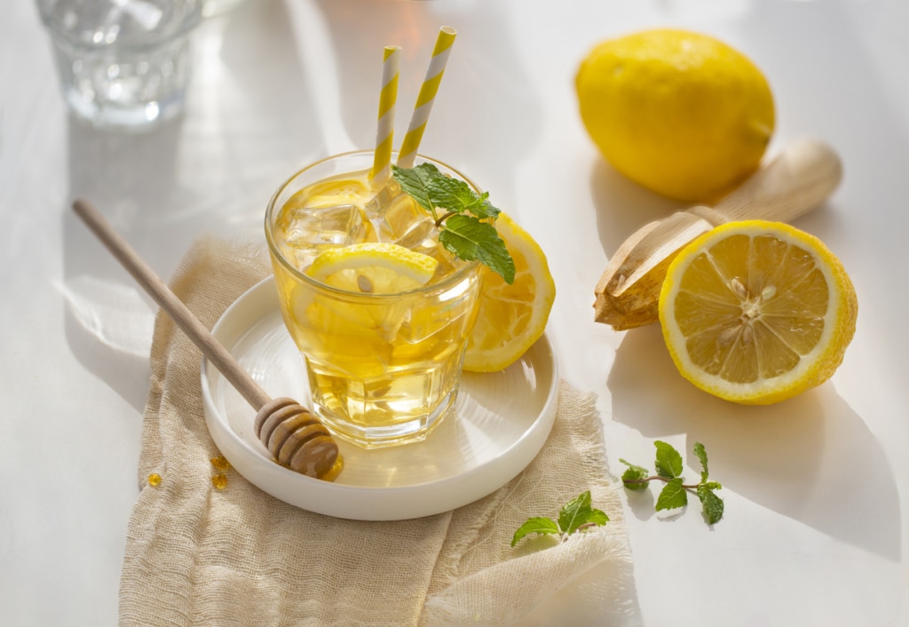 Zitronen Honig Limonade Rezept